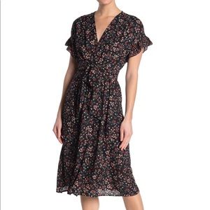 Max Studio Ruffle Midi Dress - Size M